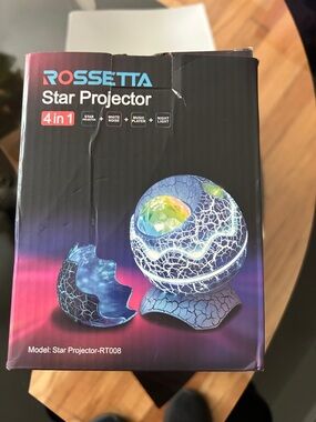 Rossetta Star Projector - Multi-Color Night Light